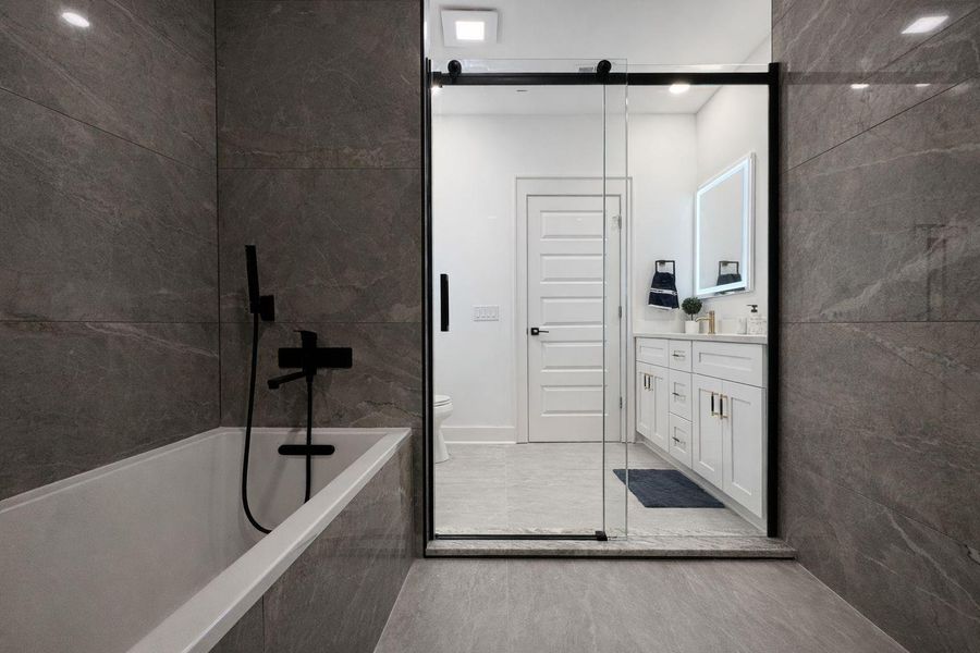 Furnished interior view inside a new home in , North Charleston (Image 9).