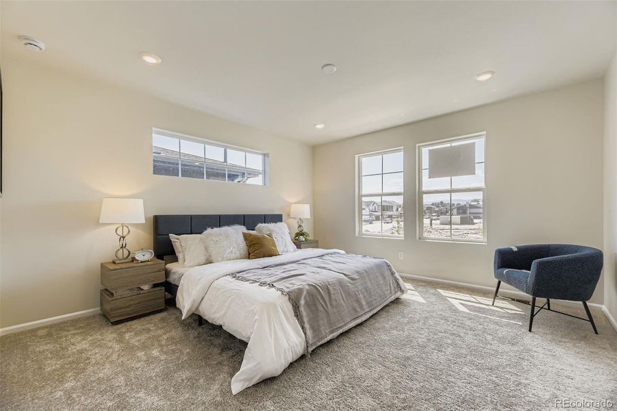 Furnished interior view inside a new home in The Villas Collection at Sterling Ranch, Littleton (Image 10).