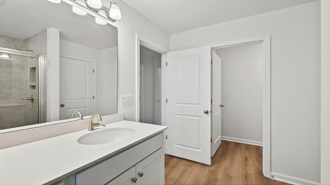 Furnished interior view inside a new home in Creekside at Andrews, Summerville (Image 11). Furnished interior view inside a new home in Creekside at Andrews, Summerville (Image 11).