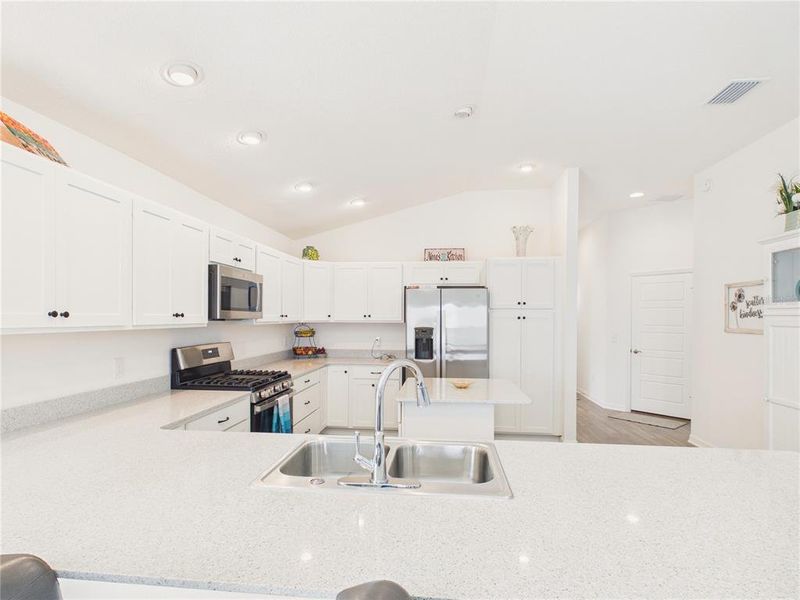 Furnished interior view inside a new home in , The Villages (Image 11).