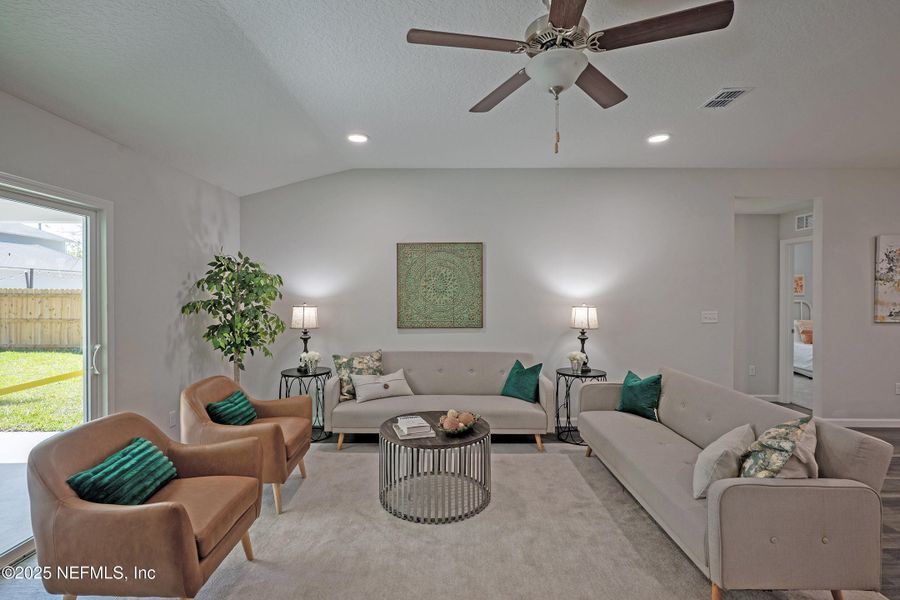 Furnished interior view inside a new home in , Jacksonville (Image 40).