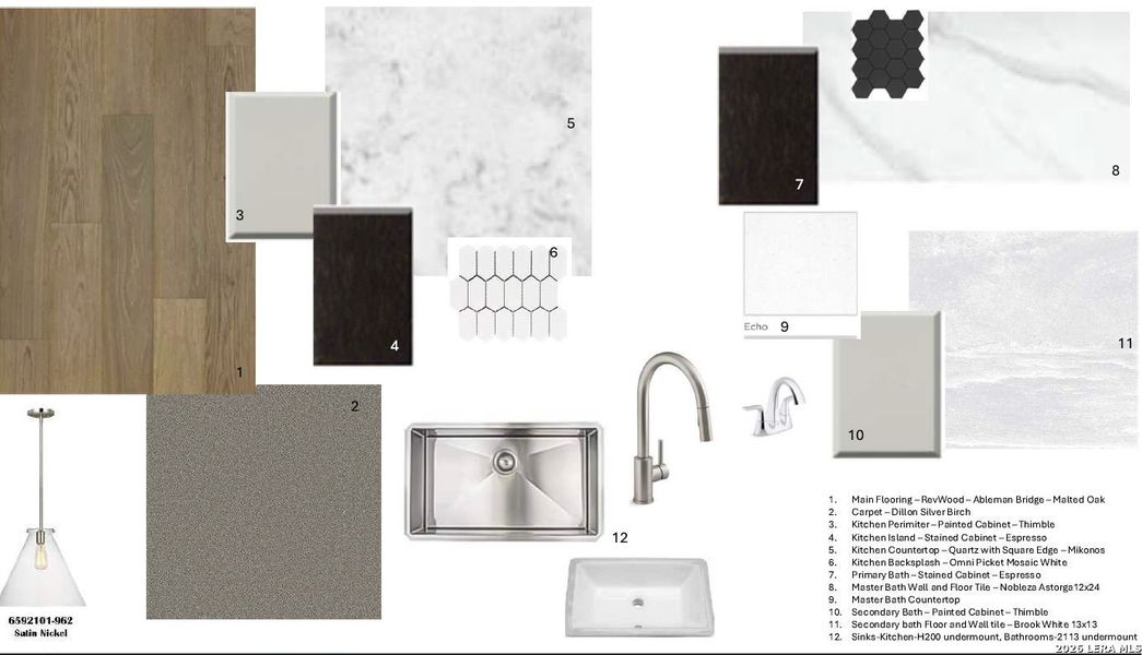 Sample of building materials used in homes in Ladera, San Antonio (Image 4).