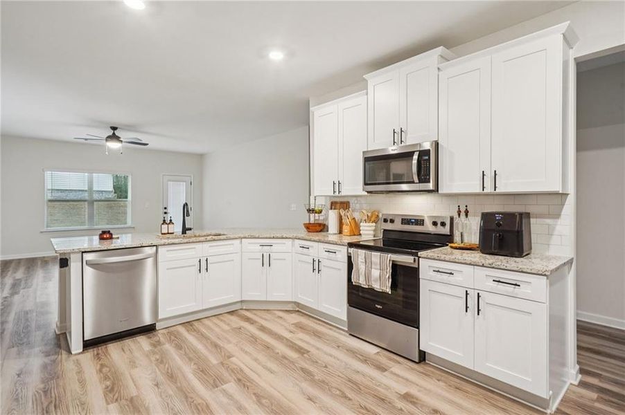 Furnished interior view inside a new home in , Dacula (Image 9).