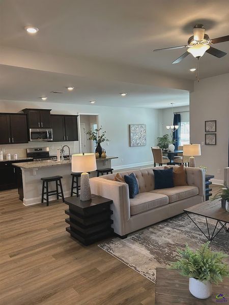 Furnished interior view inside a new home in Barrington Place, Macon (Image 7).