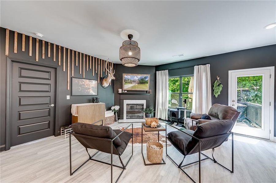 Furnished interior view inside a new home in , Maysville (Image 17).