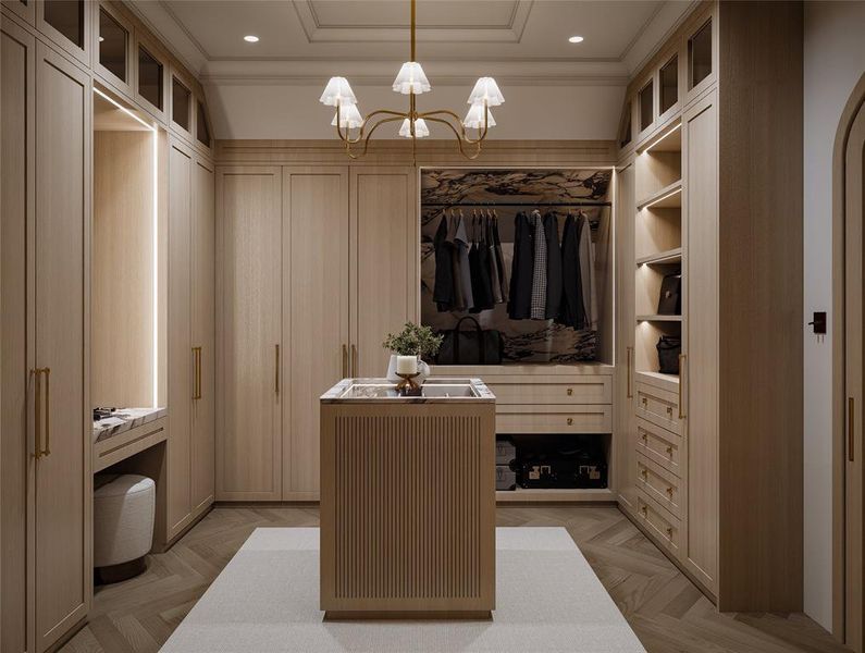 Furnished interior view inside a new home in , Highland Park (Image 8).