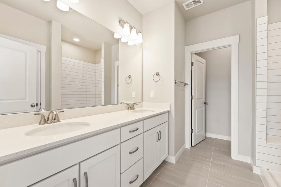 Furnished interior view inside a new home in The Lakes at Centerra - Discovery, Loveland (Image 5). Furnished interior view inside a new home in The Lakes at Centerra - Discovery, Loveland (Image 5).