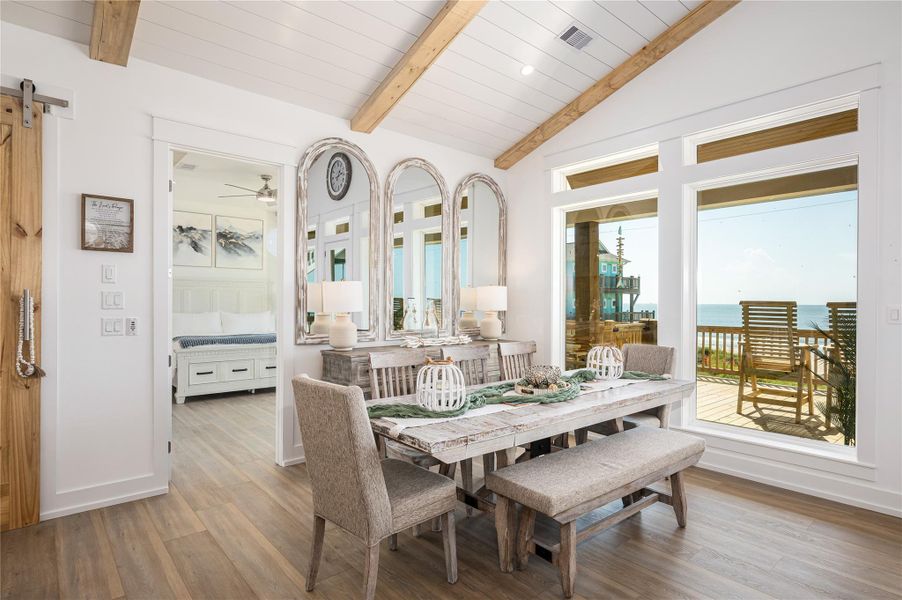 Furnished interior view inside a new home in , Bolivar Peninsula (Image 15).