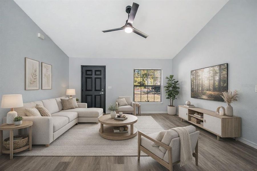 Furnished interior view inside a new home in , Dunnellon (Image 13).