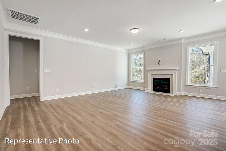 Spacious, unfurnished interior of a new home in Heritage - 55+ Community, Indian Trail (Image 19).