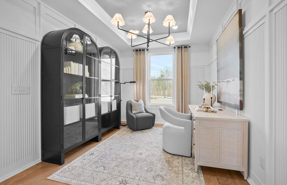 Representative furnished interior of a home built from the Mystique by Pulte Homes in Forest Creek, Waxhaw (Image 101).