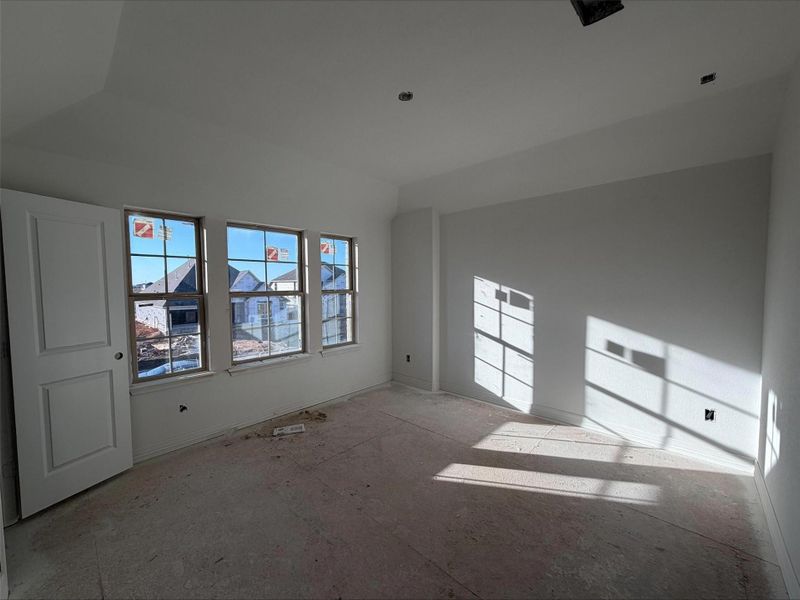 Actual progress of your home.