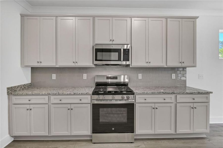 Furnished interior view inside a new home in Villas at Dawsonville, Dawsonville (Image 10).