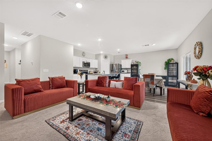 Furnished interior view inside a new home in Vacek Pointe, Richmond (Image 4).