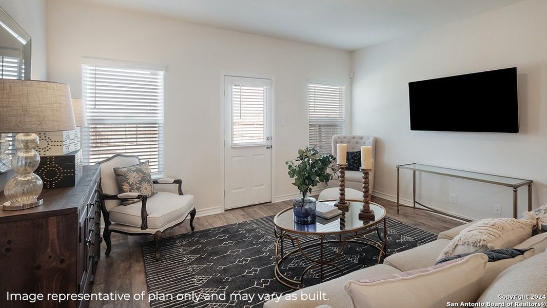 Furnished interior view inside a new home in The Canyons at Amhurst, San Antonio (Image 10).
