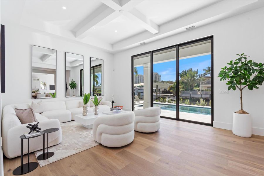 Furnished interior view inside a new home in , West Palm Beach (Image 26).