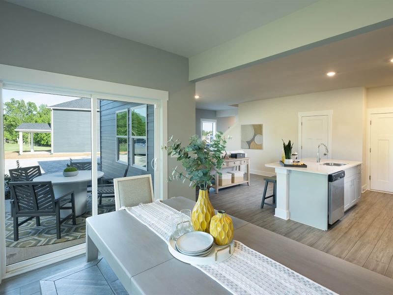 Furnished interior view inside a new home in Waterside - Boardwalk Series, Longs (Image 5).