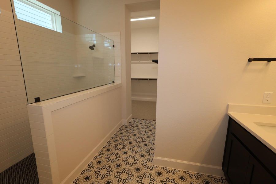 Furnished interior view inside a new home in Pomona - Grove Row Collection, Manvel (Image 3).