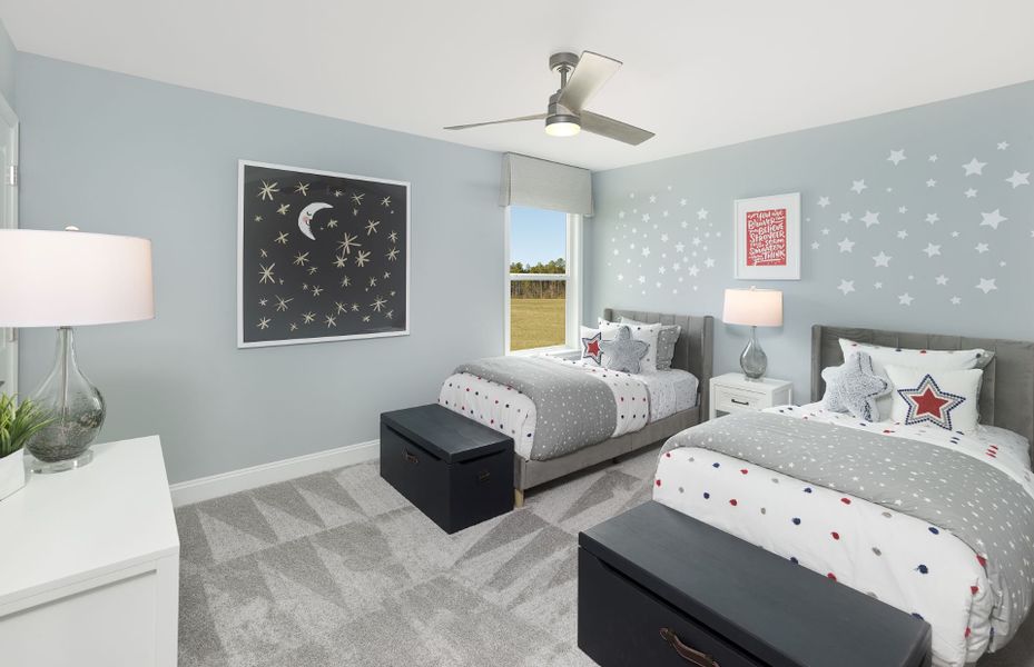 Additional bedrooms make living in your new home easy. Additional bedrooms make living in your new home easy.