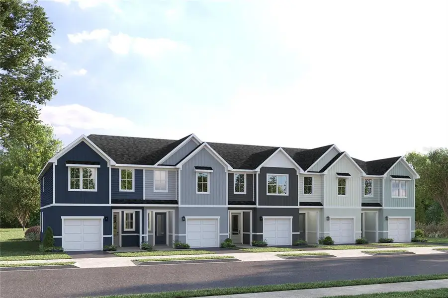 Front exterior of a new home in Kendall Pointe, Melbourne, FL, highlighting curb appeal (Image 1). Front exterior of a new home in Kendall Pointe, Melbourne, FL, highlighting curb appeal (Image 1).