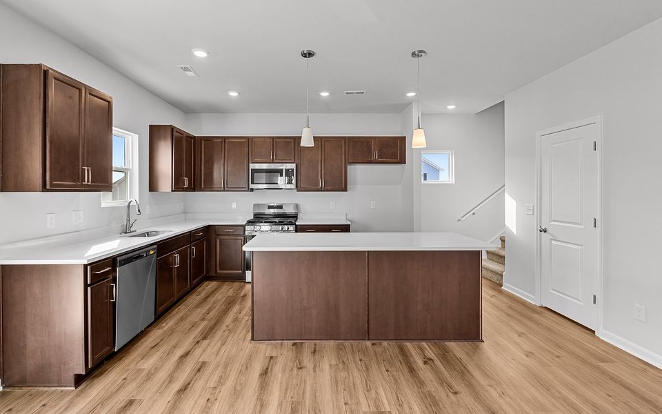 Furnished interior view inside a new home in Hanes Lake, Winston-Salem (Image 6).