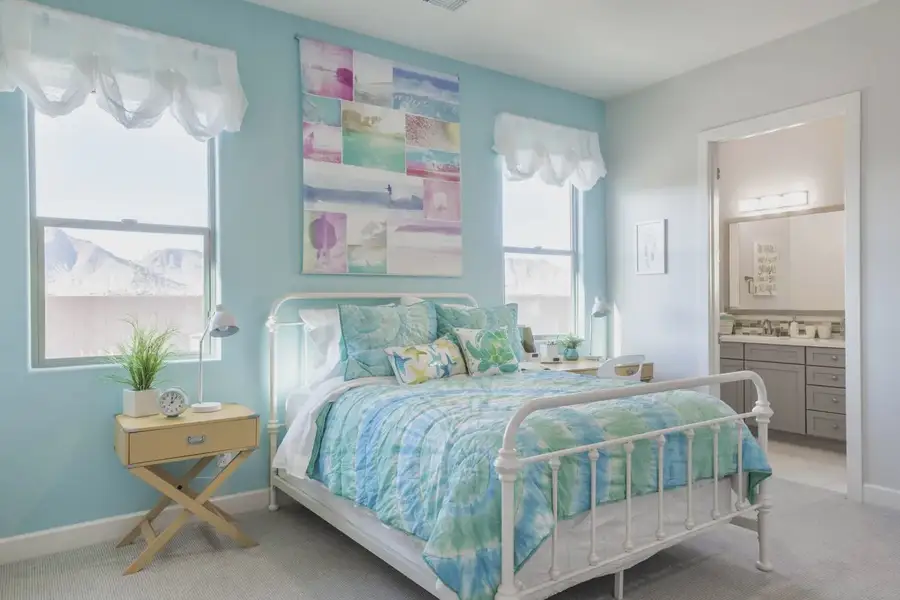 Furnished interior view inside a new home in Bellero Estates, Queen Creek (Image 8).