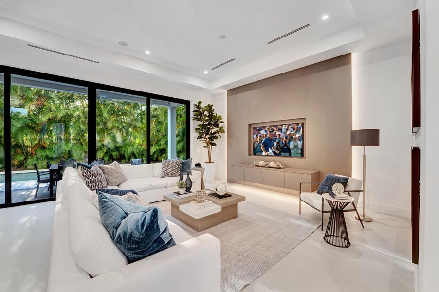 Furnished interior view inside a new home in , Boca Raton (Image 10).