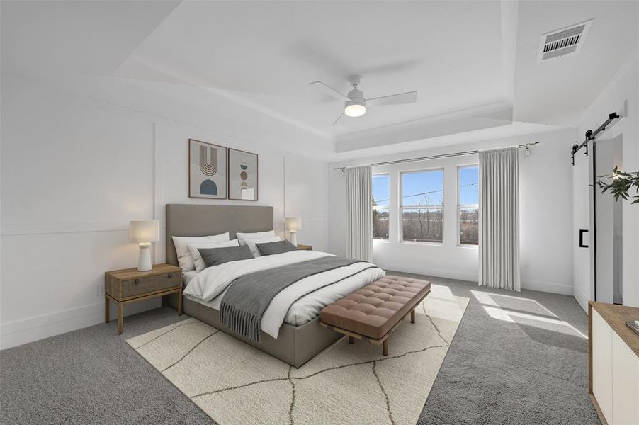 Furnished interior view inside a new home in Heritage Ranch, Sherman (Image 29).