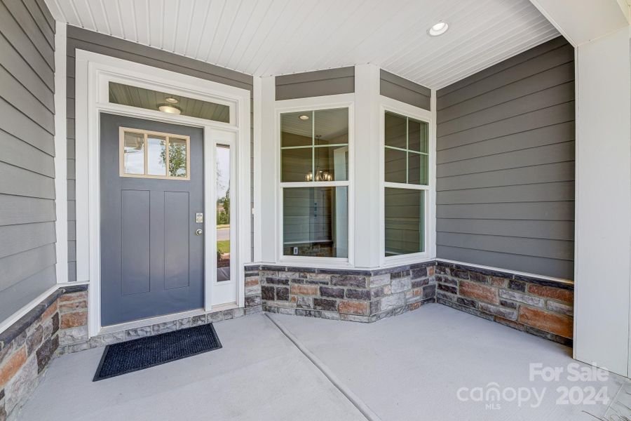 Spacious Front Porch