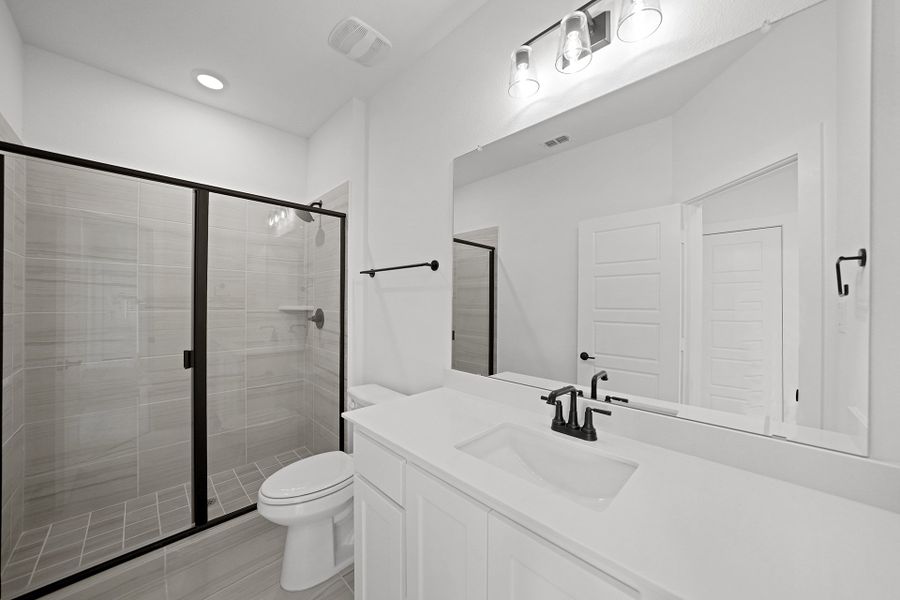 Furnished interior view inside a new home in Fields - 50' Lots, Frisco (Image 9). Furnished interior view inside a new home in Fields - 50' Lots, Frisco (Image 9).