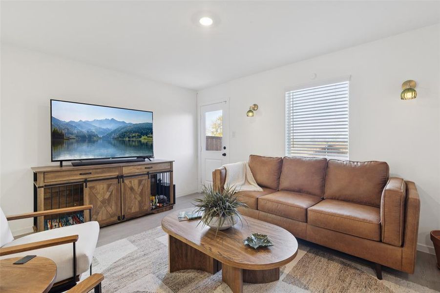 Furnished interior view inside a new home in Foree Ranch: Wellton Collection, Providence Village (Image 17). Furnished interior view inside a new home in Foree Ranch: Wellton Collection, Providence Village (Image 17).