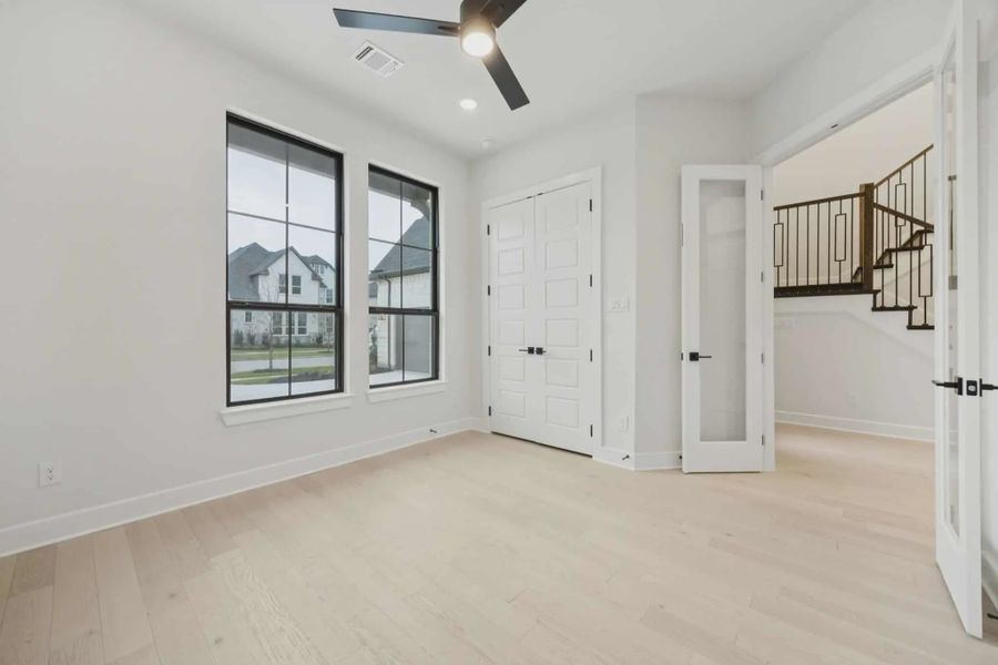 Representative unfurnished interior of a home built from the Danville by Chesmar Homes in Canyon Falls, Argyle (Image 14).