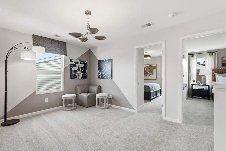Representative furnished interior of a home built from the Frazier by Stanley Martin Homes in Essence at Bent Creek Village, Thomson (Image 169). Representative furnished interior of a home built from the Frazier by Stanley Martin Homes in Essence at Bent Creek Village, Thomson (Image 169).