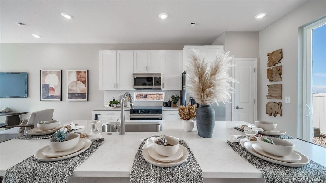 Furnished interior view inside a new home in , Bennett (Image 32).