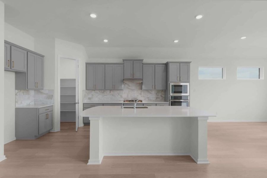 Furnished interior view inside a new home in Newhaven, Manor (Image 4).