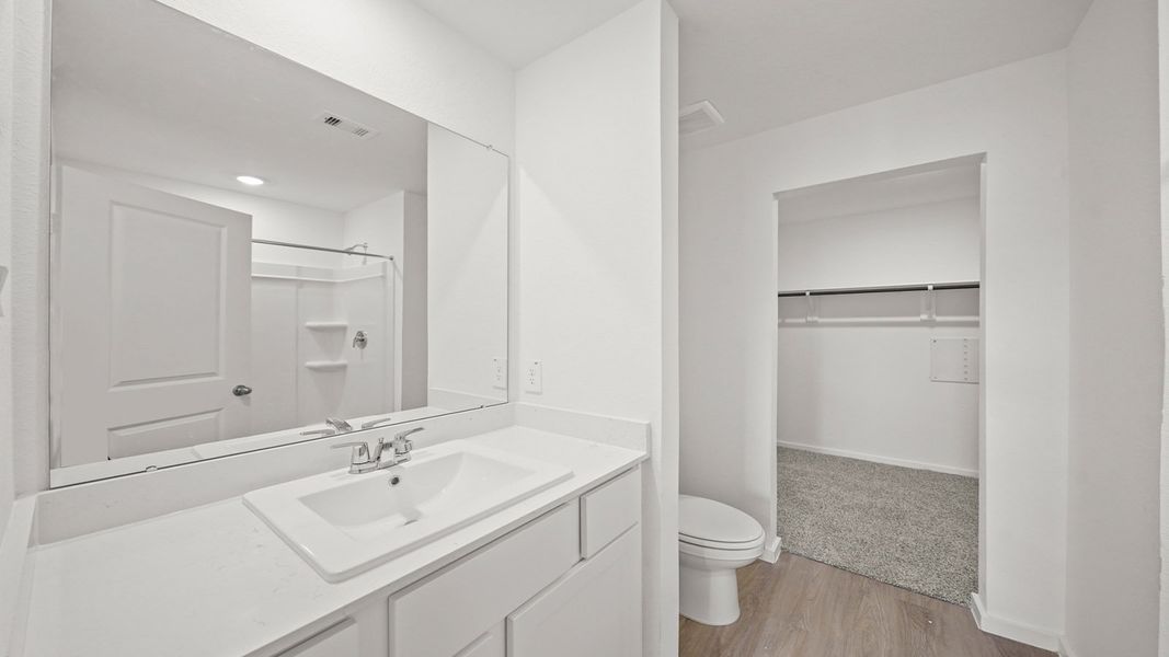 Furnished interior view inside a new home in Westward Pointe, Sealy (Image 8).
