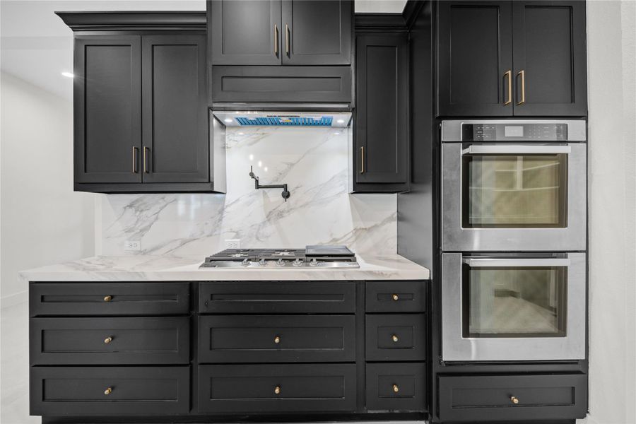 Close-up of interior finishes inside a home in , Houston (Image 17).