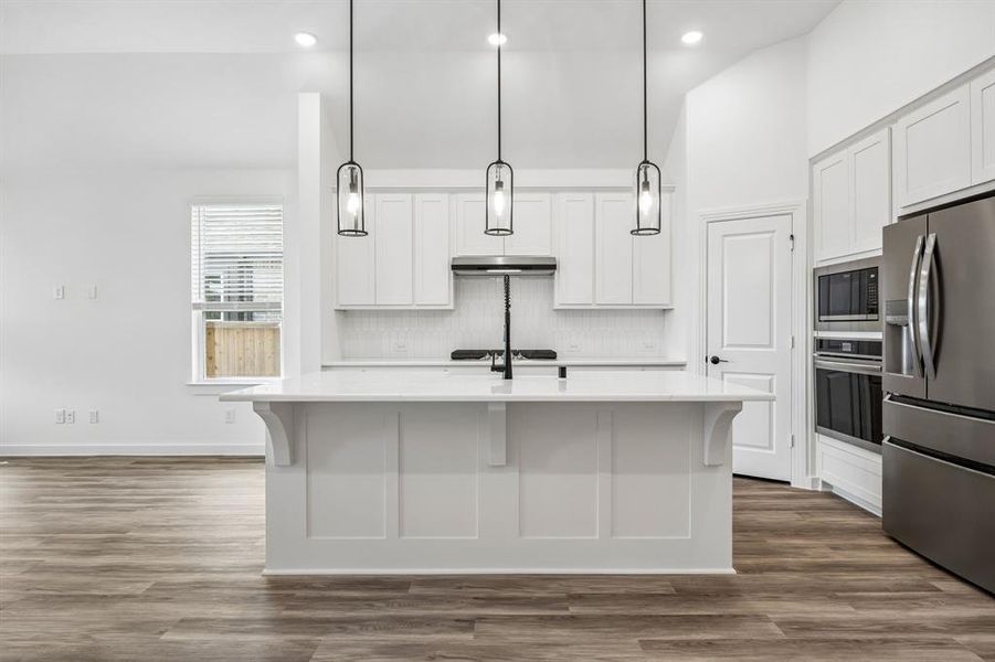 Furnished interior view inside a new home in , Aubrey (Image 5).