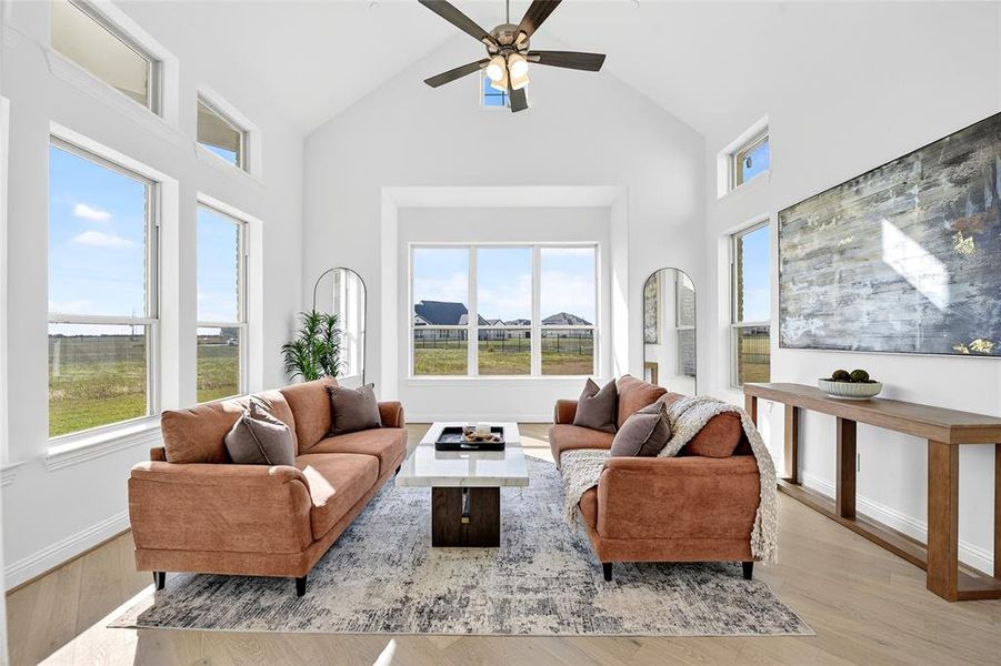 Furnished interior view inside a new home in , Parker (Image 8). Furnished interior view inside a new home in , Parker (Image 8).