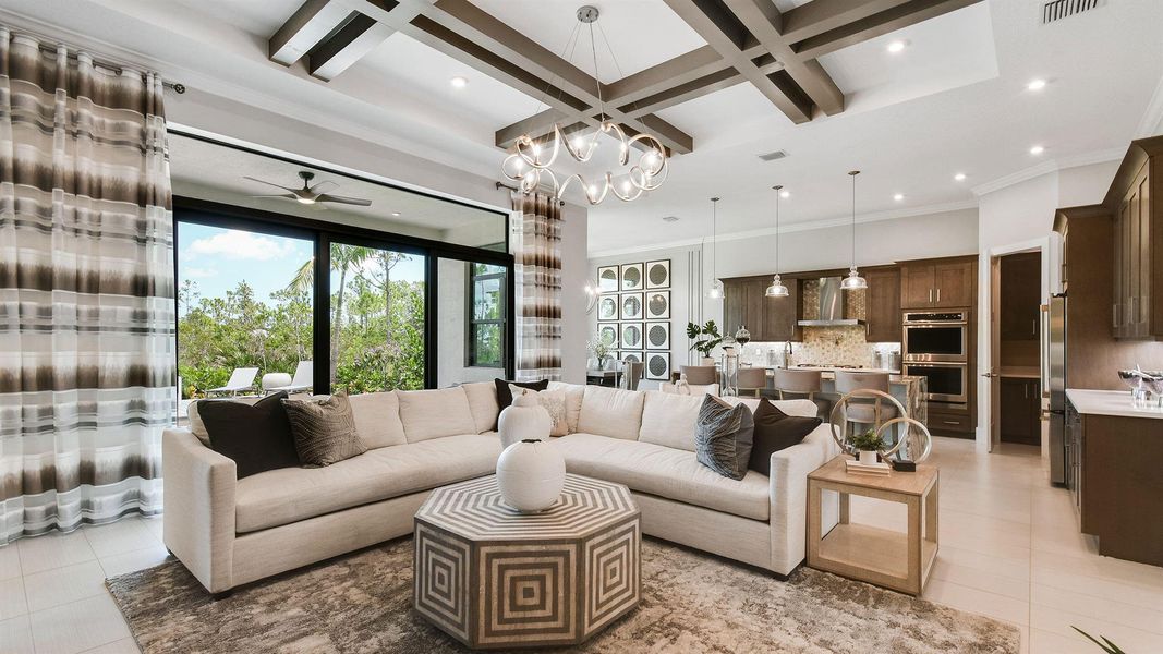 Furnished interior view inside a new home in Mosaic, Port St. Lucie (Image 32). Furnished interior view inside a new home in Mosaic, Port St. Lucie (Image 32).