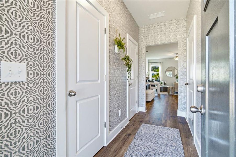 Furnished interior view inside a new home in , Cartersville (Image 15).