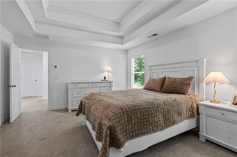 Furnished interior view inside a new home in Crossing Creeks, Monroe (Image 11). Furnished interior view inside a new home in Crossing Creeks, Monroe (Image 11).