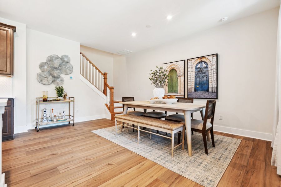 Representative furnished interior of a home built from the Boyd by Tri Pointe Homes in Seven Oaks, Belmont (Image 11).