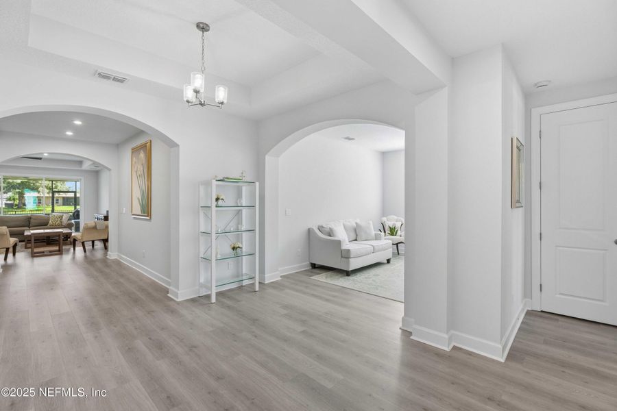 Furnished interior view inside a new home in Trailmark - Phase 6, St. Augustine (Image 13). Furnished interior view inside a new home in Trailmark - Phase 6, St. Augustine (Image 13).