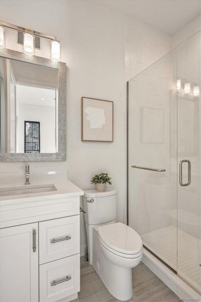 Furnished interior view inside a new home in , Denver (Image 16). Furnished interior view inside a new home in , Denver (Image 16).