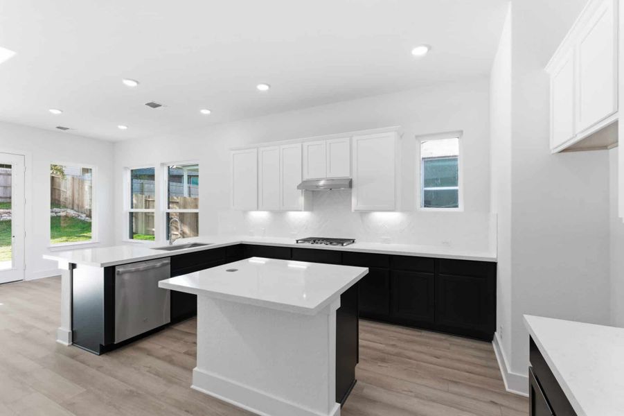 Furnished interior view inside a new home in Buffalo Crossing, Cibolo (Image 10). Furnished interior view inside a new home in Buffalo Crossing, Cibolo (Image 10).