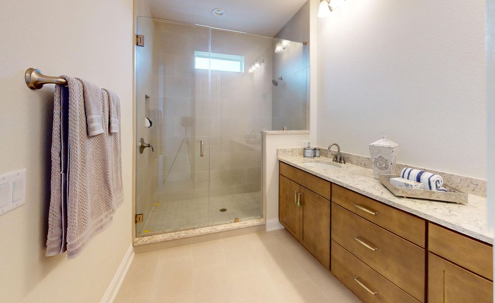 Representative furnished interior of a home built from the Bartram - B - Townhome Series by ICI Homes in West End at Town Center, Ponte Vedra (Image 8). Representative furnished interior of a home built from the Bartram - B - Townhome Series by ICI Homes in West End at Town Center, Ponte Vedra (Image 8).