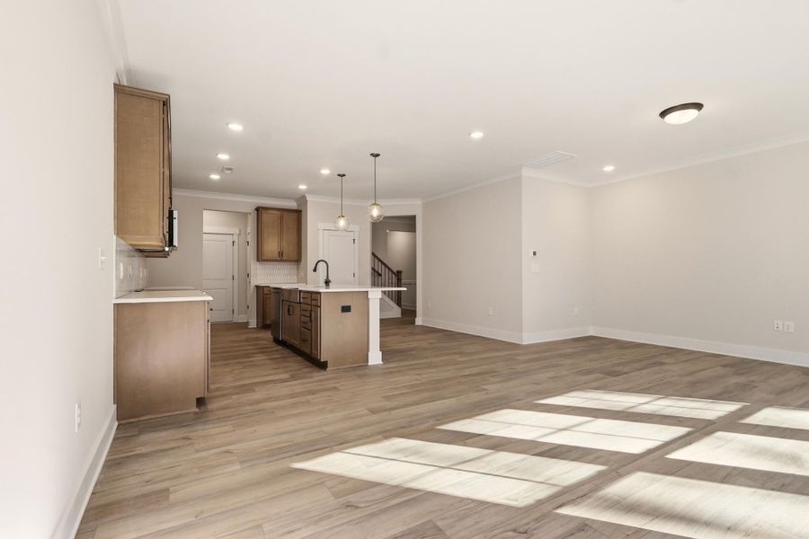 Furnished interior view inside a new home in Harbor Crossing, Greensboro (Image 12).