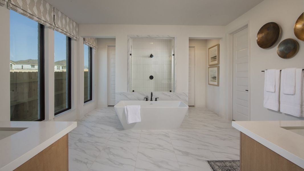 Furnished interior view inside a new home in Santa Rita Ranch - Eldorado, Liberty Hill (Image 13).