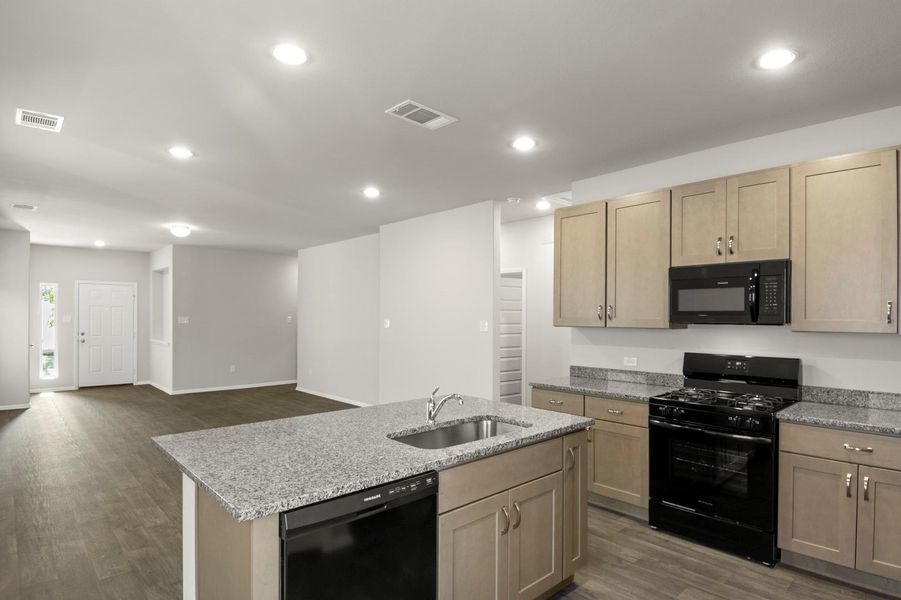 Furnished interior view inside a new home in Cloverleaf, Austin (Image 17).
